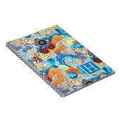 Summer Fun Pattern | Voeg je Initiaal toe Notitieboek (Rechterzijde)