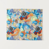 Summer Fun Pattern Wandkleed (Voorkant (horizontaal))