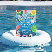 Summer Fun Pool Party Birthday Kaart
