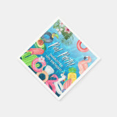Summer Fun Pool Party Birthday Servet (Hoek)