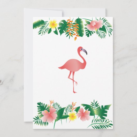 Summer Fun Pool-uitnodiging Kaart (Achterkant)