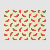 Summer Fun Red Watermelon Pattern Tissuepapier (Voorkant)