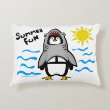 Summer Fun Shark Penguin