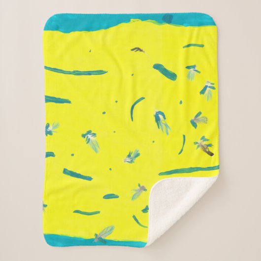 Summer Fun Sherpa Blanket Deken (Voorkant)