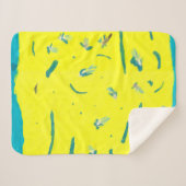 Summer Fun Sherpa Blanket Sherpa Deken (Voorkant (horizontaal))