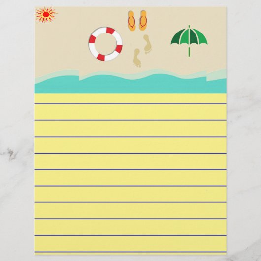 Summer Fun Stationery (Voorkant)