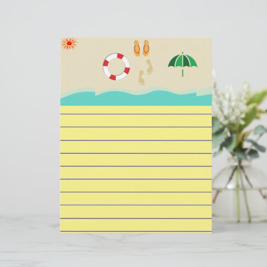Summer Fun Stationery (Staand voorkant)