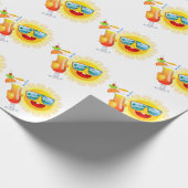 Summer Fun Sun Wrapping Paper Cadeaupapier (Hoek)