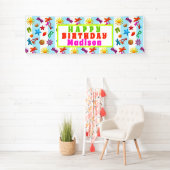 Summer Fun Teen Girl's Birthday Party Spandoek (Insitu)