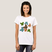 Summer Fun Teenslippers T-shirt (Voorkant volledig)