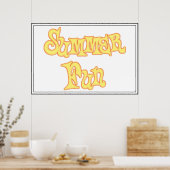 Summer Fun Text Design Poster (Keuken)