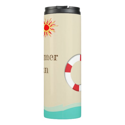 Summer Fun Thermal Tumbler Thermosbeker (Achterkant)