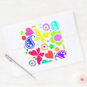 Summer Fun Vierkante Sticker (Envelop)