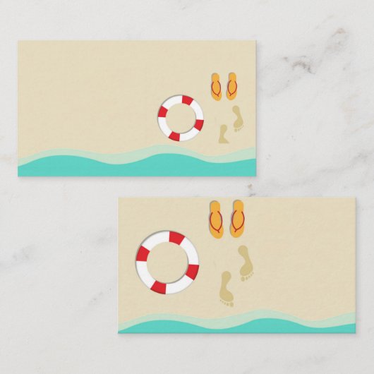 Summer Fun Visitekaartje (Voorkant / Achterkant)