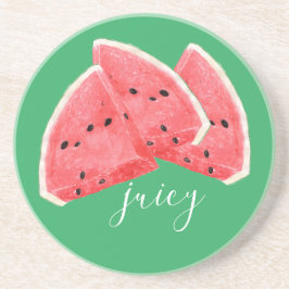 Summer Fun Watermelon Zandsteen Onderzetter