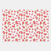 Summer Fun Waterverf Watermelon Colorful Gift Inpakpapier Vel (Voorkant 3)