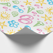 Summer Fun Wrapping Paper Cadeaupapier (Hoek)