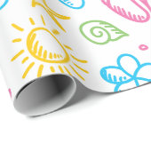 Summer Fun Wrapping Paper Cadeaupapier (Rol Hoek)