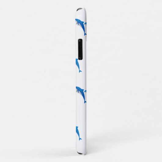 SUMMER, FUNNY GRAY EN BLUE DOLPHINS Case-Mate iPhone CASE (Achterkant/rechts)