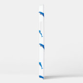 SUMMER, FUNNY GRAY EN BLUE DOLPHINS Case-Mate iPhone CASE (Achterkant / Rechts)