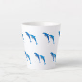 SUMMER, FUNNY GRAY EN BLUE DOLPHINS LATTE MOK (Voorkant)