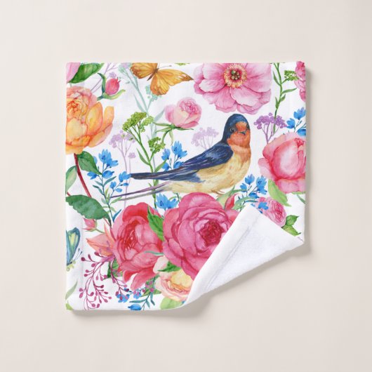 Summer Garden Bad Handdoek (Wasdoekje)