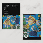 SUMMER GARDEN/BEAUTY MODE COSTUME DESIGNER VISITEKAARTJE (Voorkant / Achterkant)