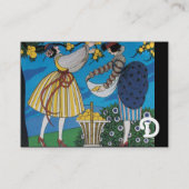 SUMMER GARDEN/BEAUTY MODE COSTUME DESIGNER VISITEKAARTJE (Achterkant)