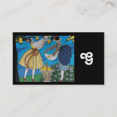 SUMMER GARDEN/BEAUTY MODE COSTUME DESIGNER VISITEKAARTJE (Achterkant)