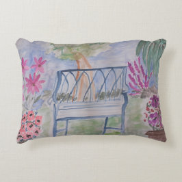 Summer Garden Bench Accent Kussen