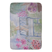 Summer Garden Bench Badmat (Voorkant Verticaal)