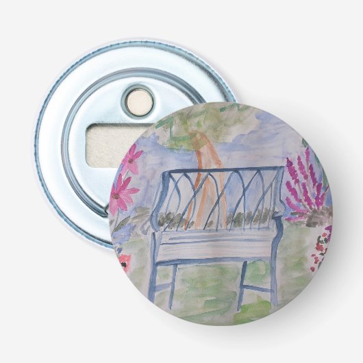 Summer Garden Bench Bottle Opener (Voorkant)
