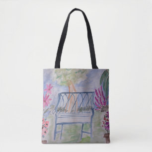 Summer Garden Bench Canvas tas