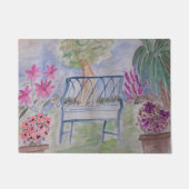Summer Garden Bench Deurmat (Voorkant)