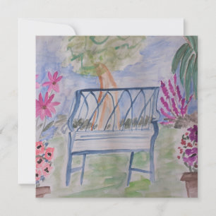 Summer Garden Bench Flat Kaart