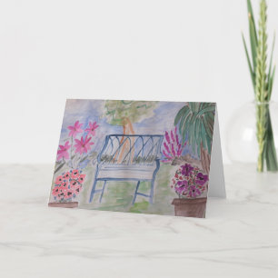 Summer Garden Bench Kaart