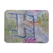 Summer Garden Bench Magneet (Horizontaal)