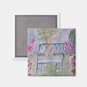 Summer Garden Bench Magnet (Voorkant / Achterkant)