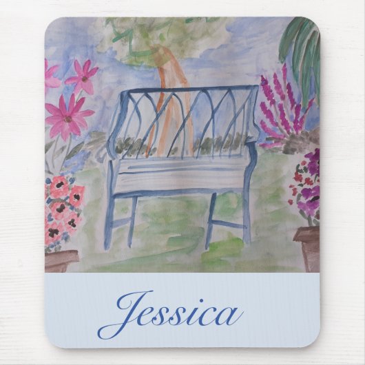 Summer Garden Bench Muismat (Voorkant)