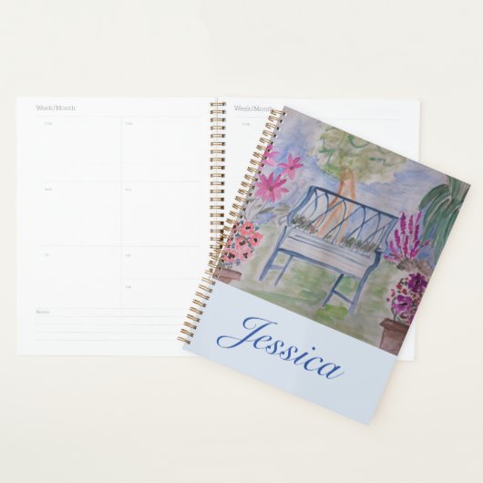 Summer Garden Bench Planner (Display)