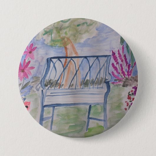 Summer Garden Bench Ronde Button 7,6 Cm (Voorkant)