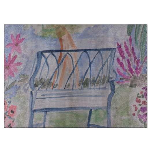 Summer Garden Bench Snijplank (Voorkant)