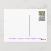 Summer Garden Briefkaart (Achterkant)