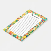 Summer Garden Butterflies Meadow Flowers Post-it® Notes (Schuin)