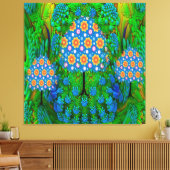 Summer Garden Canvas Afdruk (Insitu (Woonkamer))