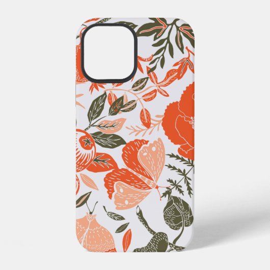 Summer Garden Deco Tile iPhone Hoesje (Achterkant)