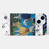 SUMMER GARDEN EN SWIRLS/MODE COSTUME DESIGNER Case-Mate iPhone CASE (Achterkant (horizontaal))