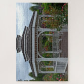 Summer garden gazebo legpuzzel (Verticaal)