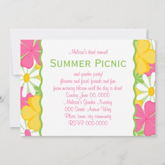 Summer Garden Kaart (Voorkant)