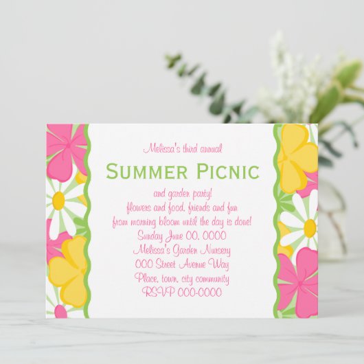 Summer Garden Kaart (Staand voorkant)